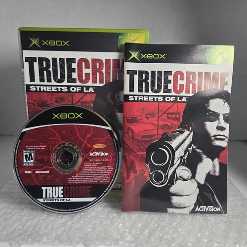 True Crime: Streets of L.A. Microsoft Xbox 2003 Complete CIB Tested Resurfaced