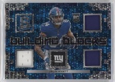 2023 Panini Spectra Building Blocks Neon Blue Prizm 10/60 Jalin Hyatt 0t3i