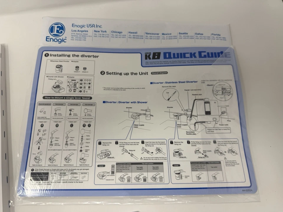Enagic Kangen Leveluk Operation Manual K8 Information Demo Fact Sheets Guide DVD - Image 4 of 4