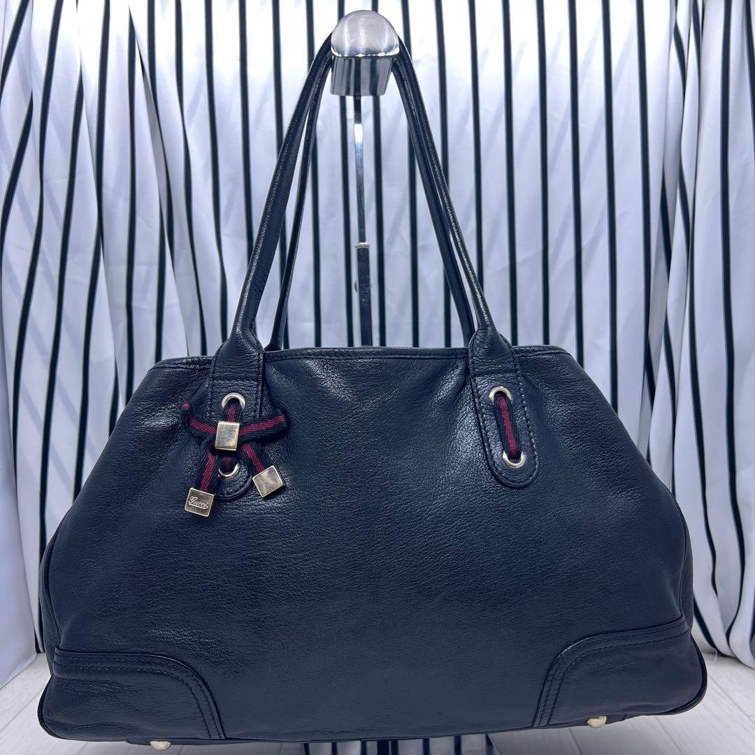 GUCCI Princy Sherry Leather Tote Bag A4 Size Excellent Condition thumbnail 3