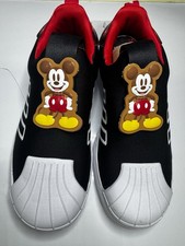 Adidas Kids Originals Disney Mickey Mouse Superstar 360 casual sneakers Sz 1 1/2