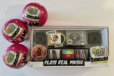 MGA Miniverse Real Music Record Player and 3 capsules NEW