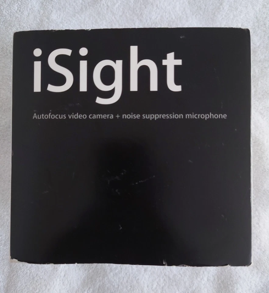 Apple iSight web camera (M8817Z/B) in original box and packaging. [. - Image 4 of 4