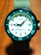 SEIKO Alba Men's Quartz Wristwatch Working Item Battery Replaced Date