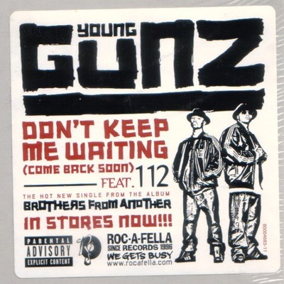 Young Gunz, Don't Keep Me Waiting (Come Back Soon), (12'', Single), NM or M-, 390