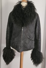 Lederjacke mit Tibetlammfell NEU!