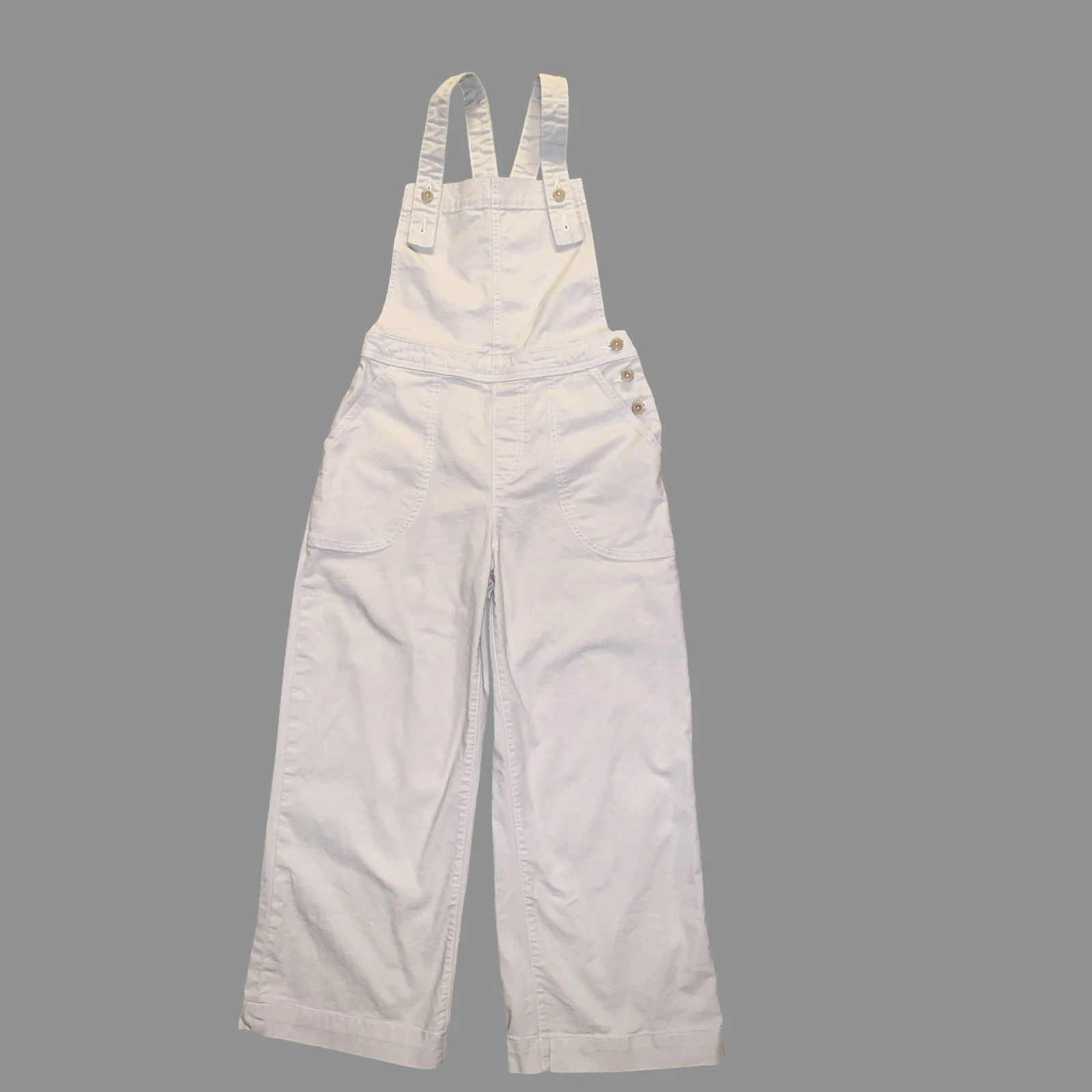 Patagonia Stand Up Bib Cropped Overalls Pants Women’s Size 2Off White Workwear