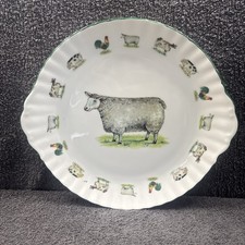 Farmyard Sheep Platter - Royale Garden  - Serving Plate Oval 31.5cm