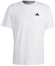 Adidas, Train Essentials Stretch Training Tee, White. Size: Large