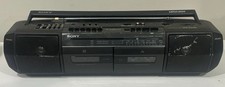Sony CFS-DW30 Mega Bass Boom Box Portable Radio Twin Cassette Stereo System