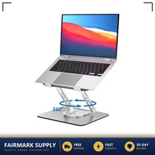 Adjustable Laptop Stand 360 Rotating Base Ergonomic Foldable Computer Holder