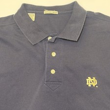 Notre Dame Fighting Irish Cutter  Buck Polo Mens XXL Short Sleeve Cotton