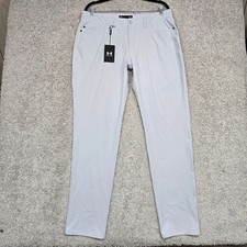 Under Armour Pants Men's UA Drive 5 Pocket Golf light gray mens 36x34 NEW READ 