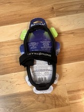 Snow Trax Adjustable Straps Ice Cleats Black, Size S