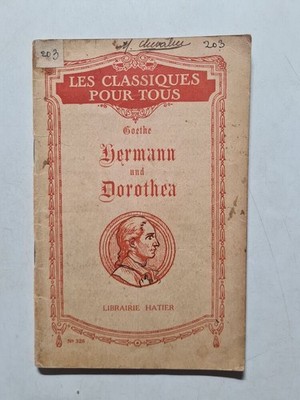 Hermann und Dorothea | Goethe | Guter Zustand