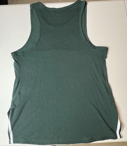 NIKE Dri-Fit Michigan State tunica canotta verde centrale Swoosh DONNA grande NCAA - Foto 2 di 6