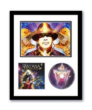 Carlos Santana Autographed Signed 11x14 Custom Framed CD Photo Sentient ACOA