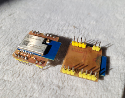 2x EBYTE E28-2G4M20S Funkmodul auf Adapterplatine, SX1281