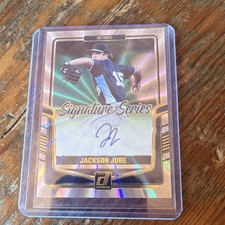 Panini 2024 Donruss Jackson Jobe #SS-JJ Signature Series Auto Tigers