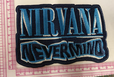 Nirvana In Nevermind Cut Out Woven Sew Or Iron On Patch Officially Licensed