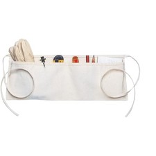 Practical CLC Canvas Apron for Men and Women - White, Two Pocket Style