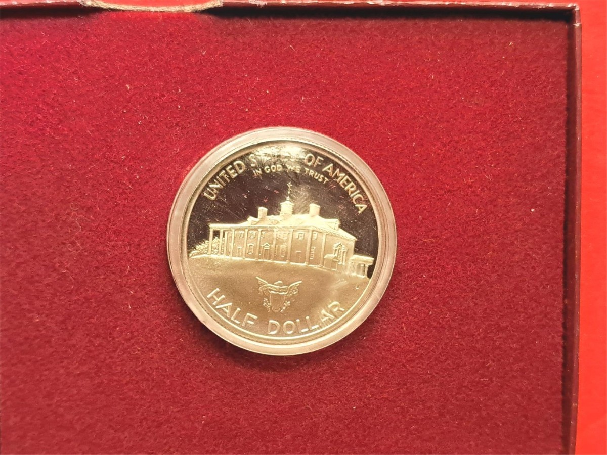 Whitehouse 名盤．本物come org盤．2ndプレス！ 1982-S George Washington 250th Anniversary Silver Half Dollar