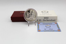 PRAGER: Österreich, 20 Euro 2002, Die Barockzeit, Silber [H97] #k