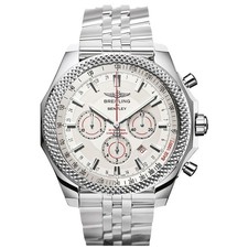 Breitling Bentley Barnato Silver Storm Dial Chrono 49mm Watch A2536821/G734