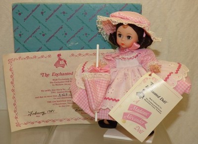 Ltd Ed 1981 Madame Alexander 8'' ENCHANTED Doll House w/ COA Display Stand & Box