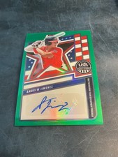 Andrew Jimenez Green Prizm Auto 2026 Panini Stars & Stripes
