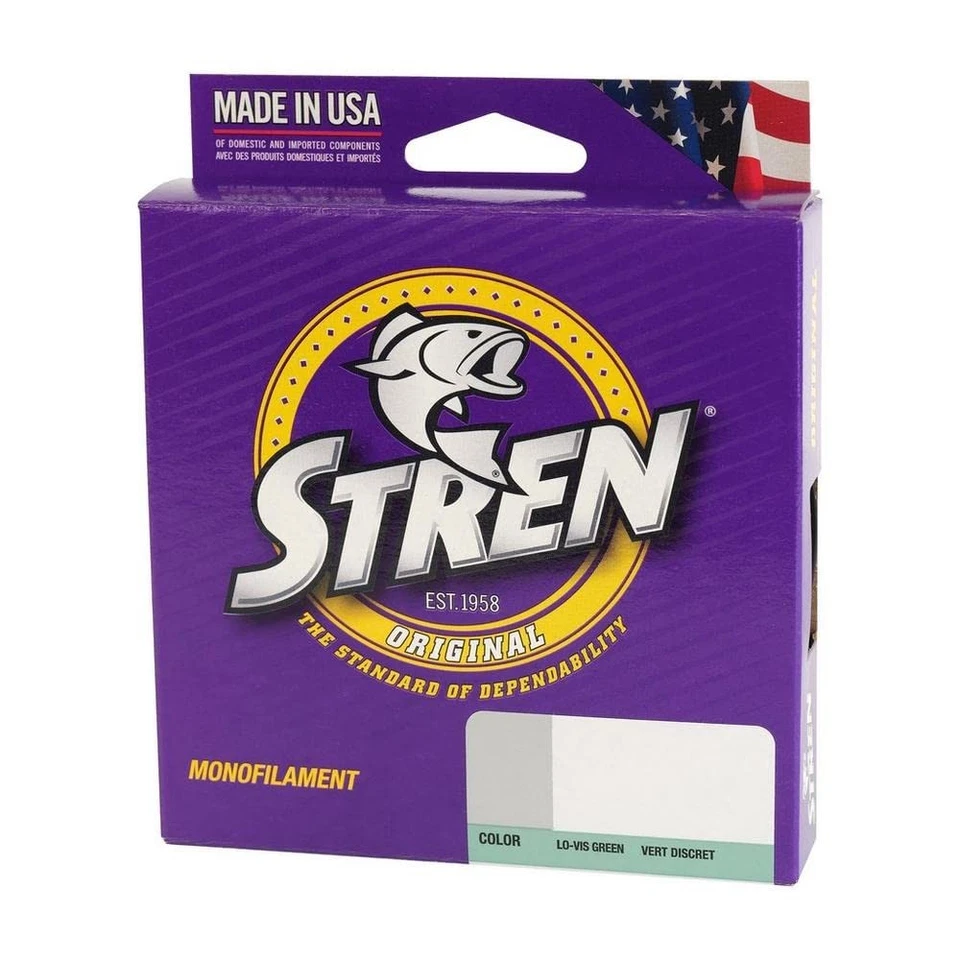 Línea de pesca monofilamento original, verde Lo-Vis, 8 lb | 3,6 kg, adecuada para F... Foto 4 de 4