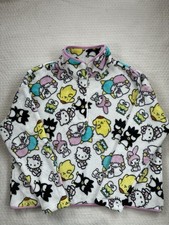 Women  s Hello Kitty  Friends Sanrio Fleece Sweatshirt Pullover Size Large EUC