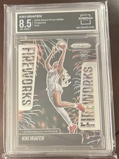 2025 Panini Prizm WNBA Kiki Iriafen #13 Fireworks Insert  graded Arena Club 8.5