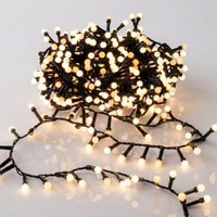 LED Lichterkette 500 Kugeln Mit Timer - Warmweiß - Garten Party Deko Beleuchtung