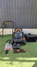 WORX Powershare Cordless Lawn Mower 34cm x2 2.0Ah Battery WG779E