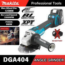 Makita Angle Grinder 18v 125mm DGA404 Brushless Cordless Cutting Grinder Tool UK