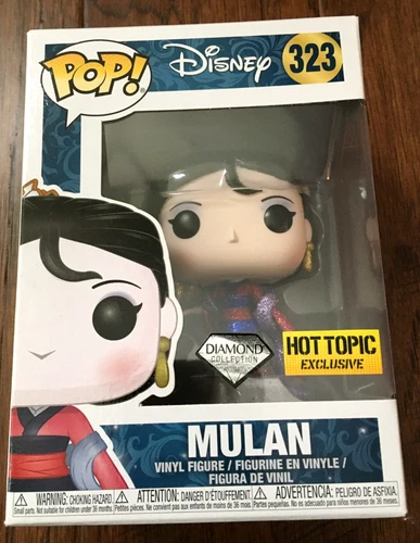 Funko Pop! Vinyl: Disney  Mulan - (Diamond Glitter) - Hot Topic (Exclusive) #323
