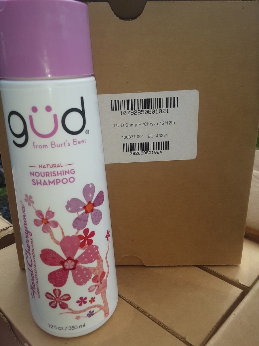 Burt's Bees GUD Floral Cherrynova Natural Nourishing Shampoo 12 fl oz  ☆12/CASE☆