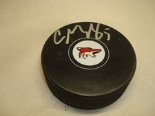Connor Murphy Signed Arizona Coyotes Hockey Puck Autographed 1D