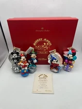 Set of 5 Christopher Radko Mickey's 70 Happy Years Deluxe Box 245of 1928