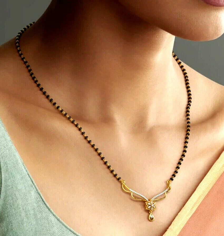 14k gold mangalsutra chain deals