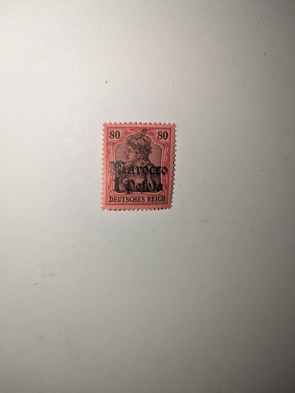 German Offices In Morocco 1905 kaisers yacht MNH