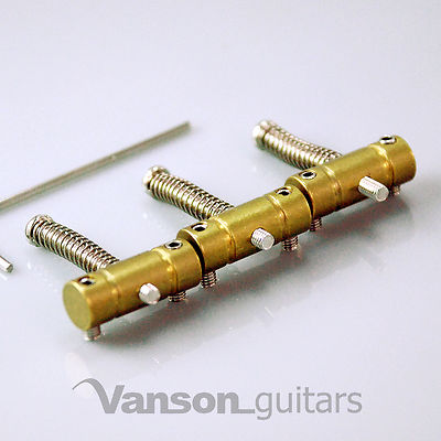 3 x VANSON Messing Vintage Sättel für Tele  Telecaster * Gitarrensteg, gerade 