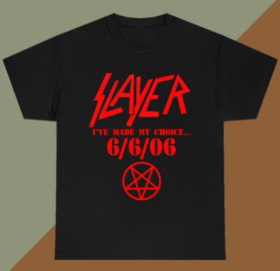 SLAYER I'VE MADE MY CHOICE... スレイヤー XXL Slayer 666 I'e made my choice t-shirt | eBay
