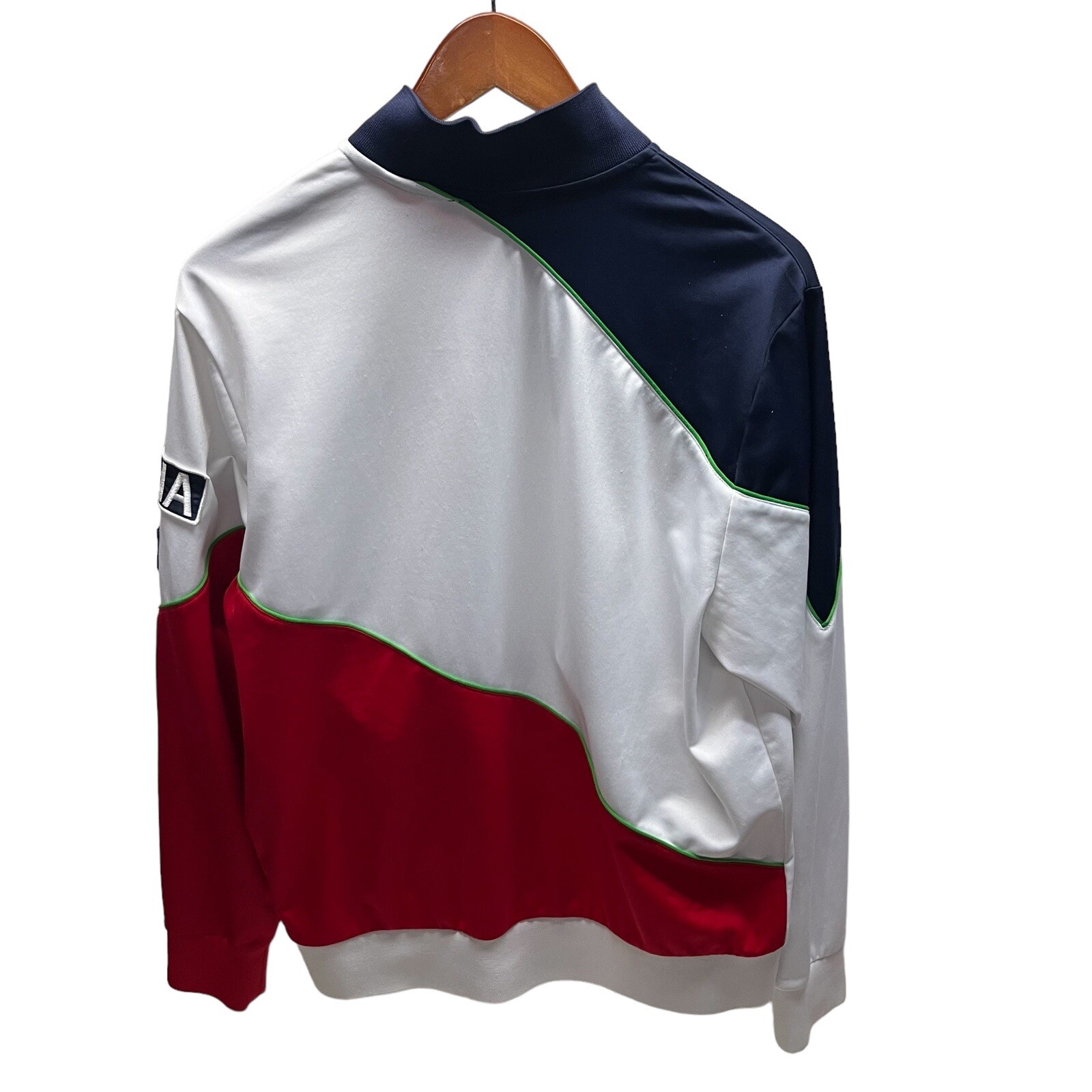 FILA Sport Italia Track Jacket Uomo Ricamato Invecchiato Medium Y3 A10