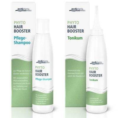 BAYER PHYTO HAIR Booster Pflege Shampoo 200ml UND Tonikum 200ml PZN 13155081 13155098