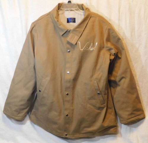 WINTER COAT Free or Low Cost Insulation Recyclable Removable Inserts Tan WAHE!