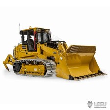 1:14 LESU Upgrade RC Hydraulic 973K Loader Tracked Car Openable Bucket Rear Plow