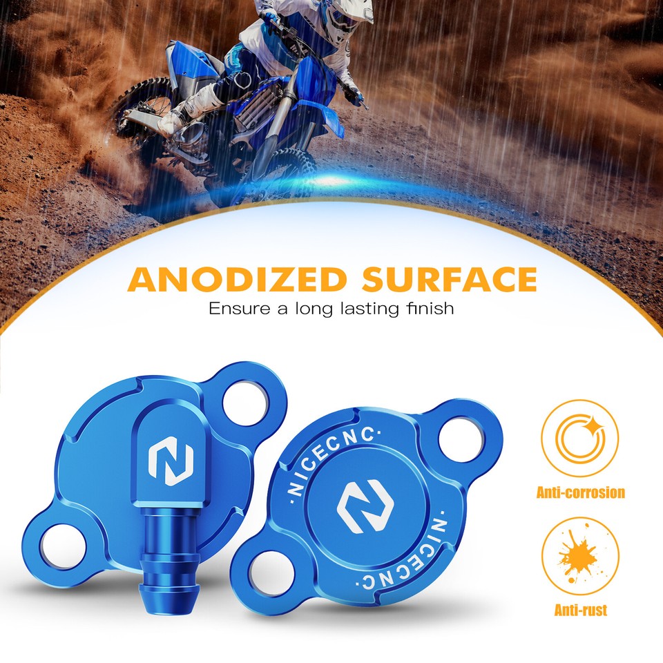 Support De Valve D'échappement Pour Yamaha YZ250 / YZ250X (1999-2024) - NICECNC - Aluminium Noir