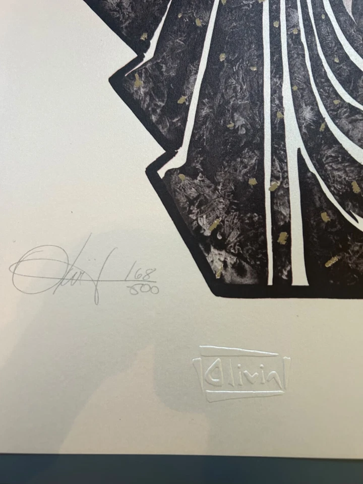 Litografías firmadas en vivo de Olivia de Berardinis Friday Night at the Movies Saturday Night Foto 3 de 4